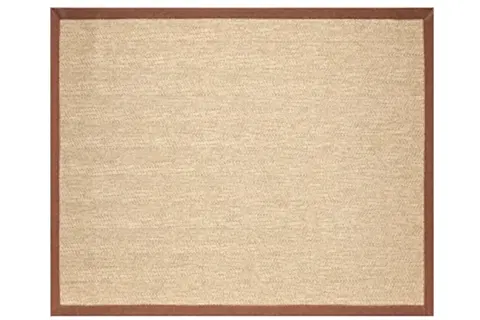 BORDÜRLÜ HASIR DOKULU SİSAL MAKİNE HALISI, BEJ, 80X150