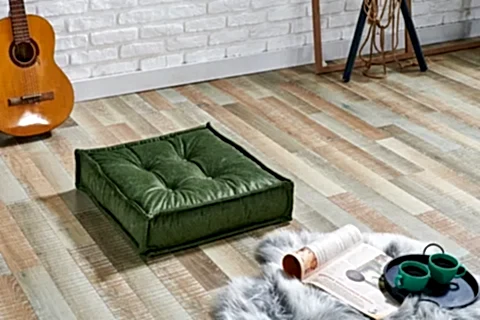TUBİHOME ÜÇLÜ MİNDER SETİ, PEMBE ANTRASİT YEŞİL