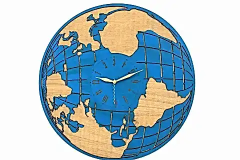 DÜNYA DEKORATİF DUVAR SAATİ
