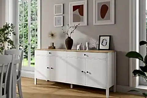 LUMERA İSKANDİNAV KONSOL, 4 KAPAKLI 2 ÇEKMECELİ