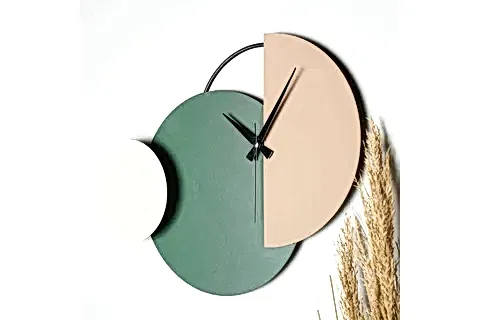 MATEEN METAL DEKORATİF DUVAR SAATİ, 47-31 CM