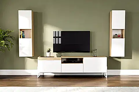 HEKLA TV ÜNİTESİ, 4 KAPAKLI VE 3 ÇEKMECELİ