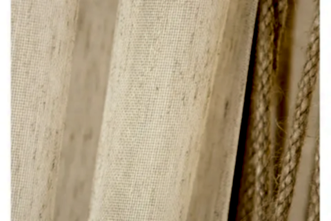 MASSARELLİ KIRÇILLI KETEN TÜL NATUREL 1-3 SIK PİLE 100X260