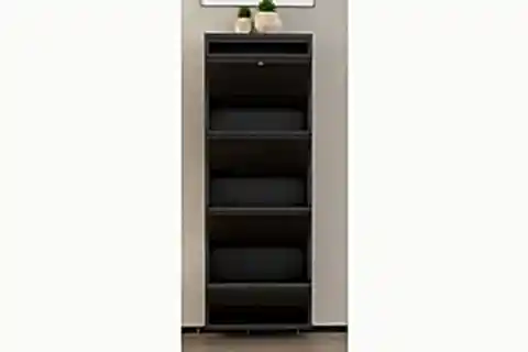 FBT KİLİTLİ METAL AYAKKABILIK, ANTRASİT, 4 KAPAKLI