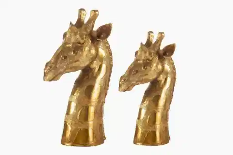 ZÜRAFA BÜST İKİLİ, GOLD
