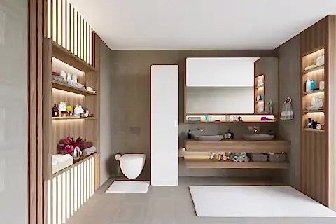 YAMAN ÇOK AMAÇLI DOLAP, BEYAZ, 4 RAFLI