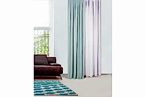 MASSARELLİ FON PERDE MİNT RENGİ PİLESİZ 260 CM 90