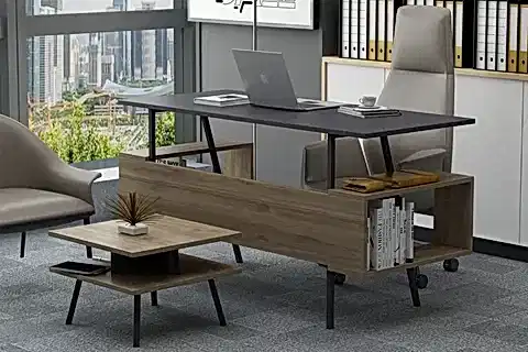 LAGOMOOD İRONY İNFY OFİS TAKIMI, ANTRASİT CEVİZ