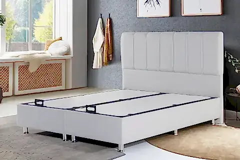 MİLES BAZA VE BAŞLIK SETİ, AÇIK GRİ, 90X190