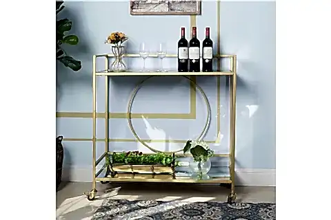 CHARLOTTE GOLD METAL SERVİS ARABASI