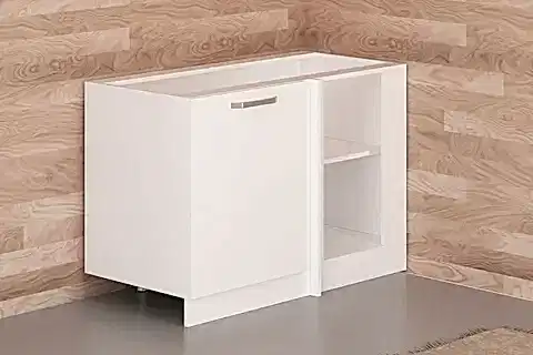 MİNAR MUTFAK KÖŞE DOLABI ALT MODÜL, BEYAZ, 120 CM