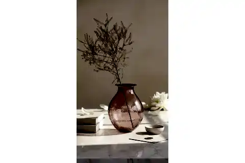 GÜLKURUSU KABARTMALI VAZO SALON KONSOL SEHPA DEKORU