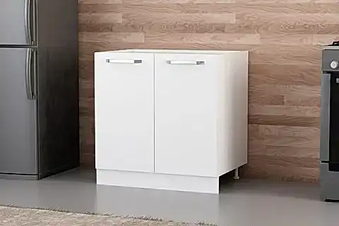 MİNAR MUTFAK DOLABI, ALT MODÜL, BEYAZ, 80 CM
