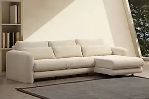 LİLLY FİTİLLİ KÖŞE KOLTUK, BEYAZ, SAĞ KÖŞE