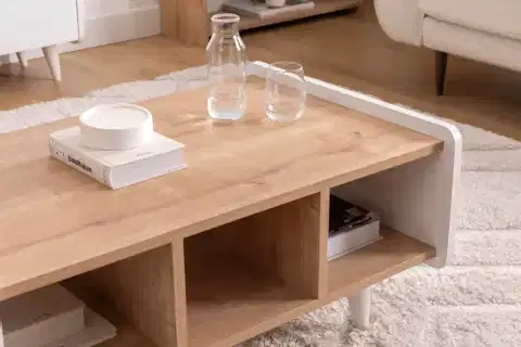 MİNDY ORTA SEHPA, SAFİR MEŞE BEYAZ