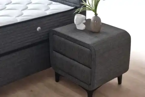 LİNE BAZA BAŞLIK YATAK SETİ, KETEN GRİ, 90X190