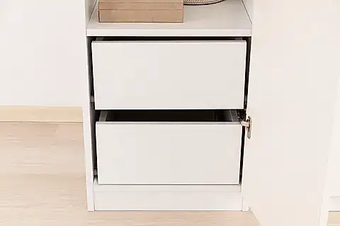 LUNA NOX, DOLAP MODÜLÜ ÇEKMECE, 45 CM, BEYAZ