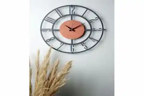 BUNNELA METAL RENKLİ DUVAR SAATİ, 50X50 CM