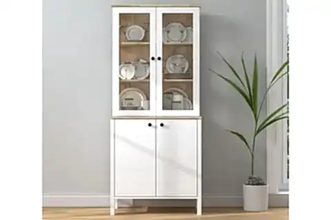 LUMERA İSKANDİNAV KONSOL VİTRİN BÜFE, 4 KAPAKLI