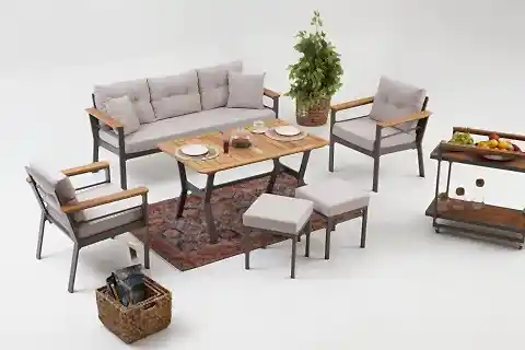 LEDA BAHÇE OTURMA GRUBU, CAPPUCCINO