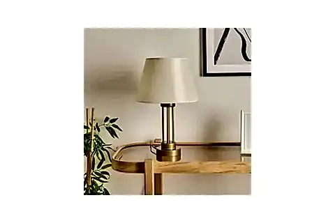 KULE METAL ABAJUR ESKİTME STATİK BOYALI KREM