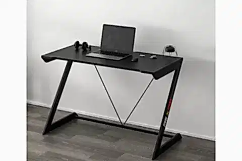 ZONED METAL AYAKLI GAMİNG OYUNCU MASASI, SİYAH