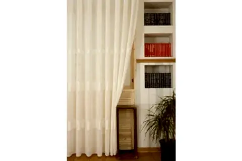 VRC DESEN KETEN ORTA SIK PİLE TÜL PERDE, KREM, 100X260