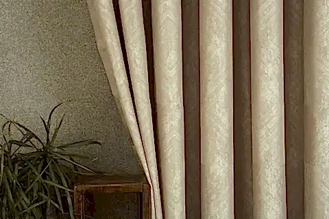 FON PERDE PRİZMA DESEN AÇIK BEJ 1-3 SIK PİLE 150X260