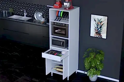 ENNET ÇOK AMAÇLI MUTFAK DOLABI, KAPAKSIZ, 48 CM
