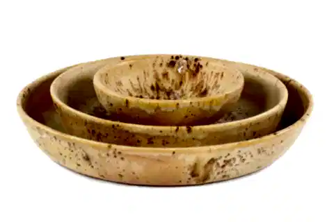 OVAL YEMEK TABAĞI SETİ, ÜÇLÜ, TERRA