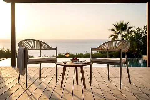 PORT BAHÇE BALKON SANDALYESİ, İKİLİ