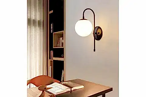 CAMLI DUVAR APLİK, SİYAH
