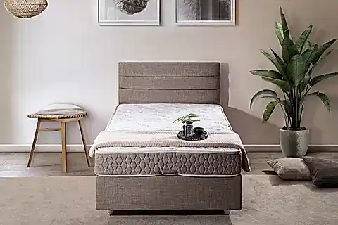 SOFİA BAZA BAŞLIK LETTO YATAK SETİ, KAHVERENGİ, 90X190
