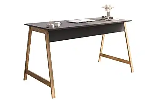 LAGOMOOD DENGE  ÇALIŞMA MASASI, ANTRASİT CEVİZ 120 CM