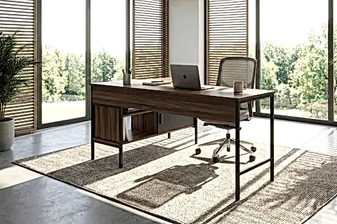 MODULAGO OFİS MASA TAKIMI, ANTRASİT CEVİZ