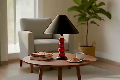 UĞUR BÖCEĞİ EL YAPIMI MASİF ABAJUR
