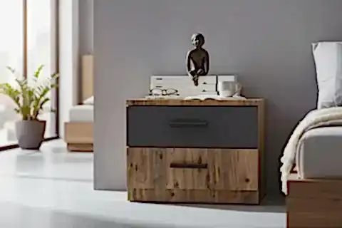 LATRE KOMODİN, 2 ÇEKMECELİ