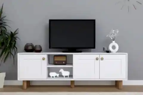 BOHEM SERİSİ TV ÜNİTESİ, NATURA MAT BEYAZ
