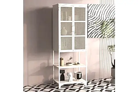ENDÜSTRİYEL TASARIM METAL DOLAP,  BEYAZ