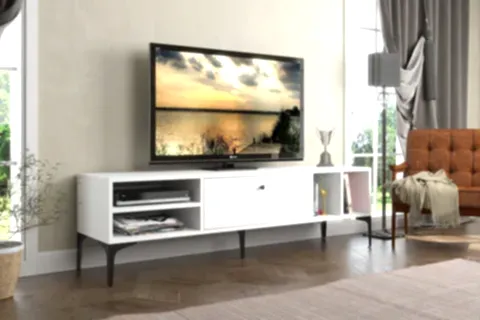 MİLAN TV ÜNİTESİ, BEYAZ SİYAH