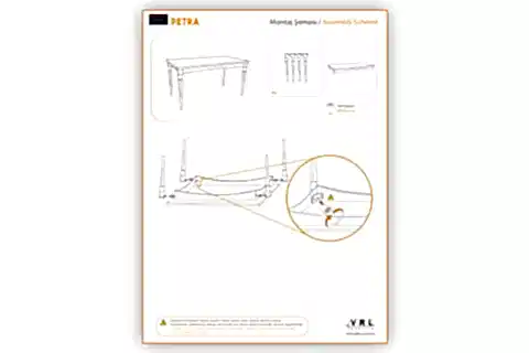 PETRA MASA VE VICE SANDALYE TAKIMI, 150X80