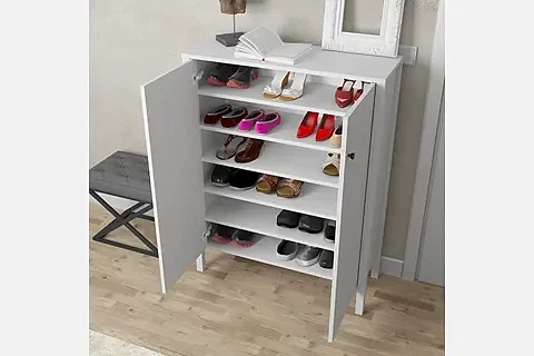 VENEZİA PREMİUM AYAKKABILIK WOOD BEYAZ, 2 KAPAKLI
