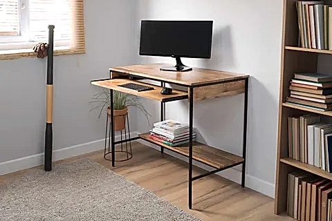 KLAVYELİKLİ ÇALIŞMA MASASI, ATLANTİK ÇAM, 100X50