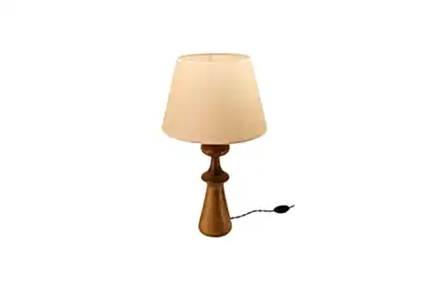 MASSELLO DESIGN DIMNESS AHŞAP ABAJUR, MASA LAMBASI, CEVİZ