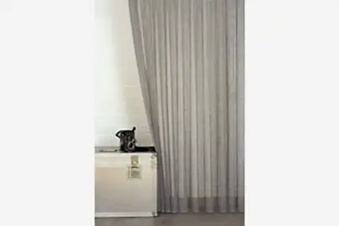 MASSARELLİ ÇİZGİLİ TÜL FÜME 1-3 SIK PİLE 100X260