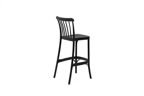 TOZO BAR SANDALYESİ, SİYAH 75