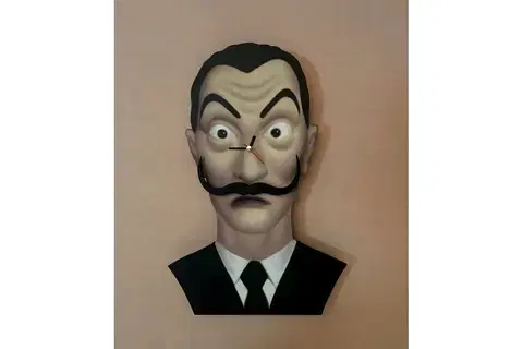 SALVADOR DALİ DEKORATİF SARKAÇLI DUVAR SAATİ
