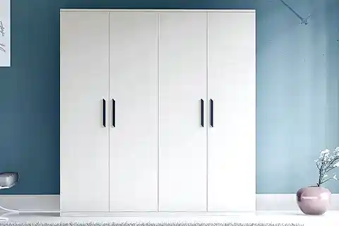 METALİA GARDIROP, 4 KAPAKLI, BEYAZ