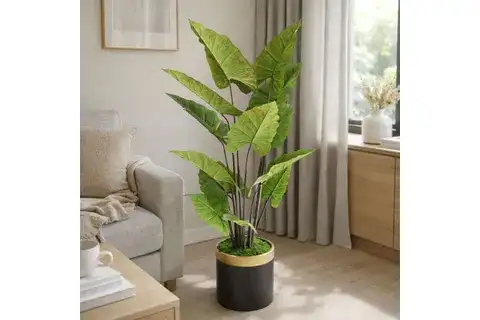 YAPAY BİTKİ ALOCASİA AĞACI, 165 CM