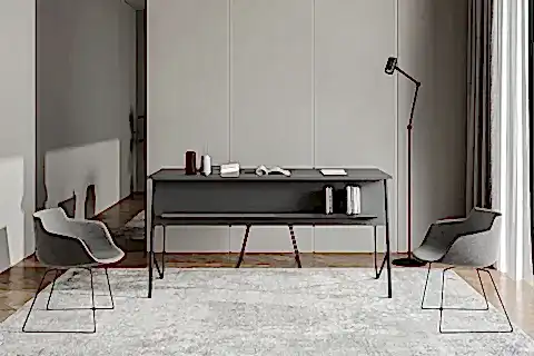 LAGOMOOD ELLA OFİS MASA TAKIMI, ANTRASİT, 150 CM
